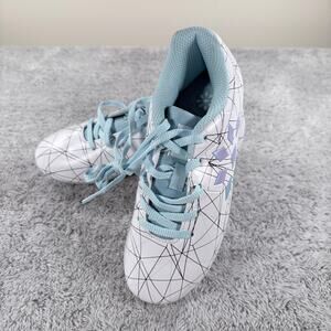 NWOB - RIP-IT Kids' Girls Mia FG Soccer Cleats White Teal Size 1 JC2000